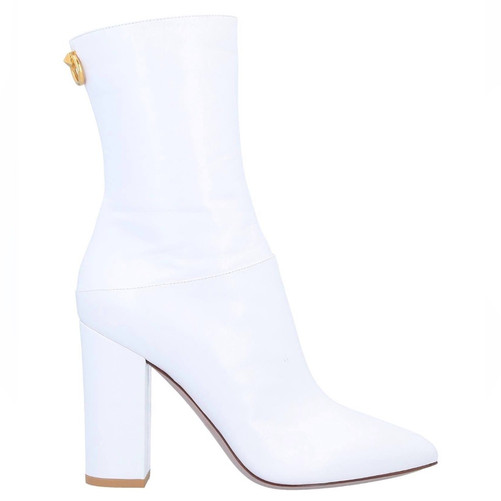 Valentino Garavani Women's White Heeled Boots